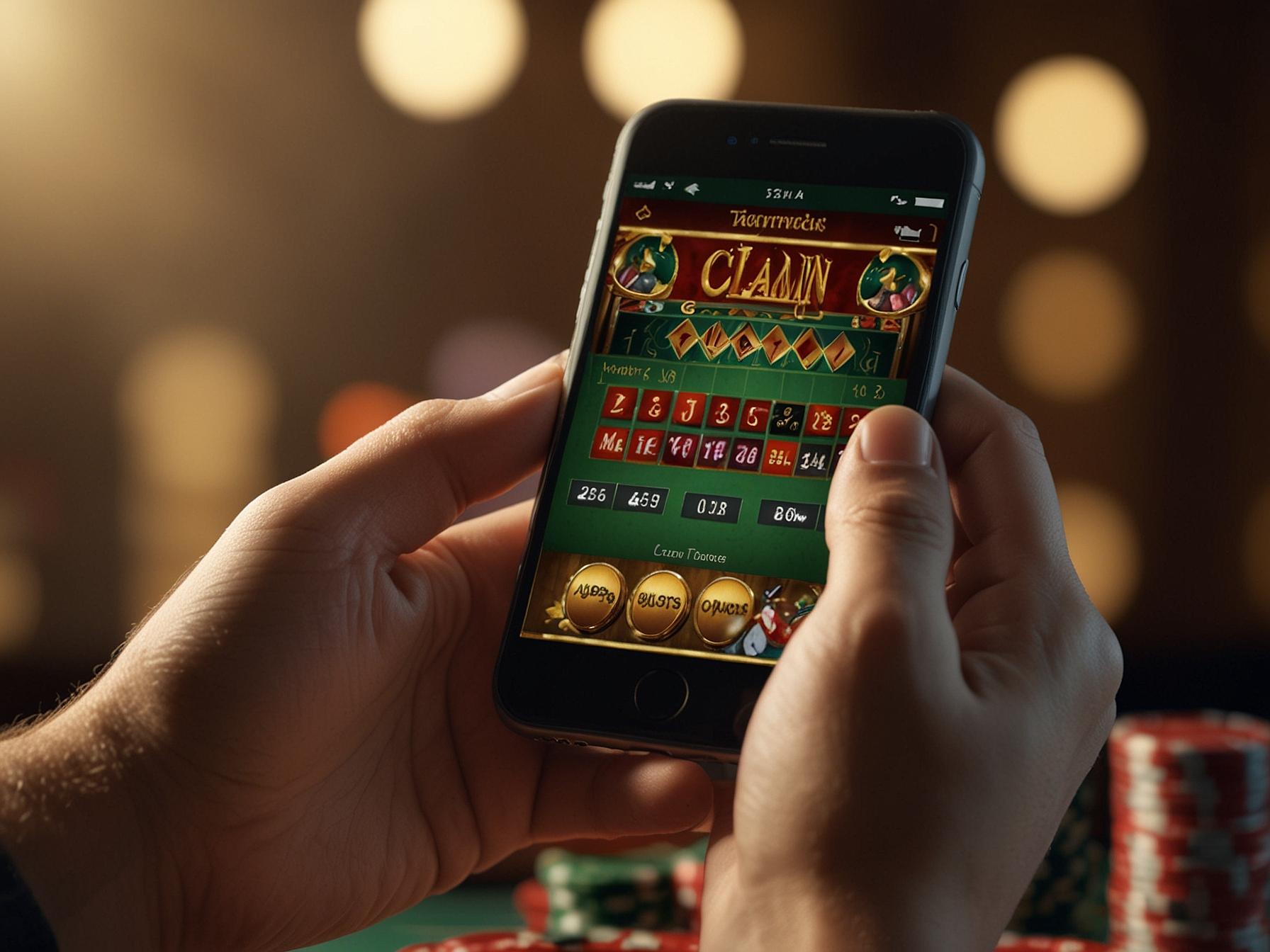 Bonus claim banner with tutorial steps