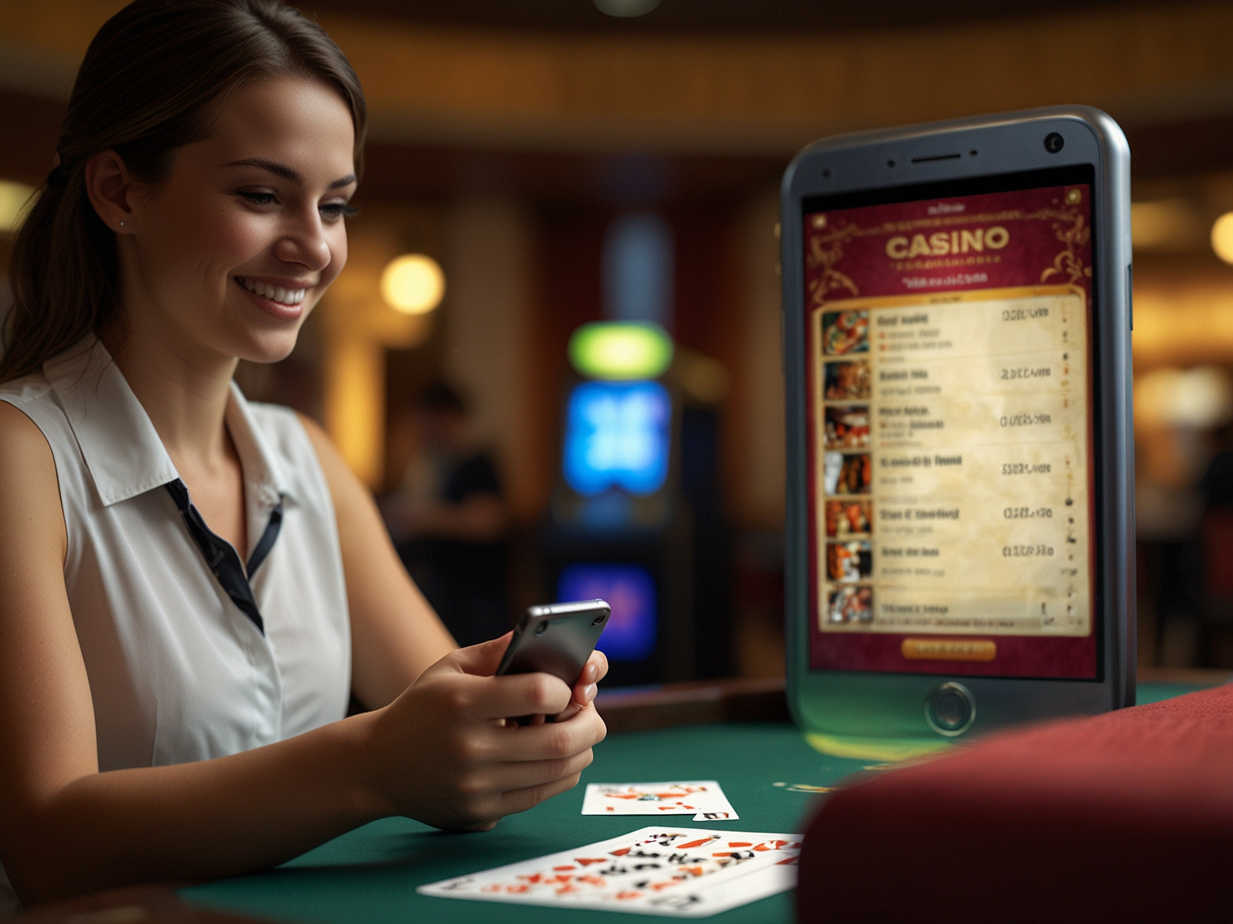 Registration hero with smiling user completing form on mobile